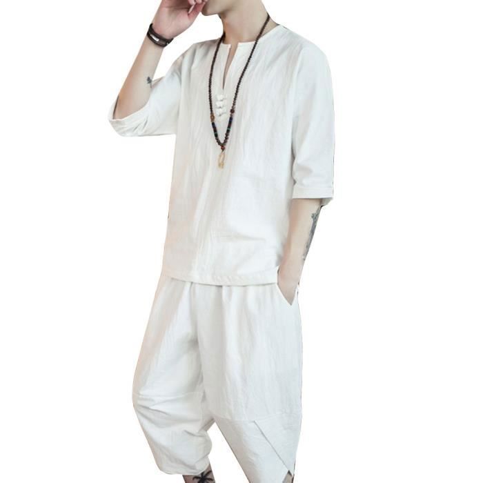 Vetement homme hotsell lin
