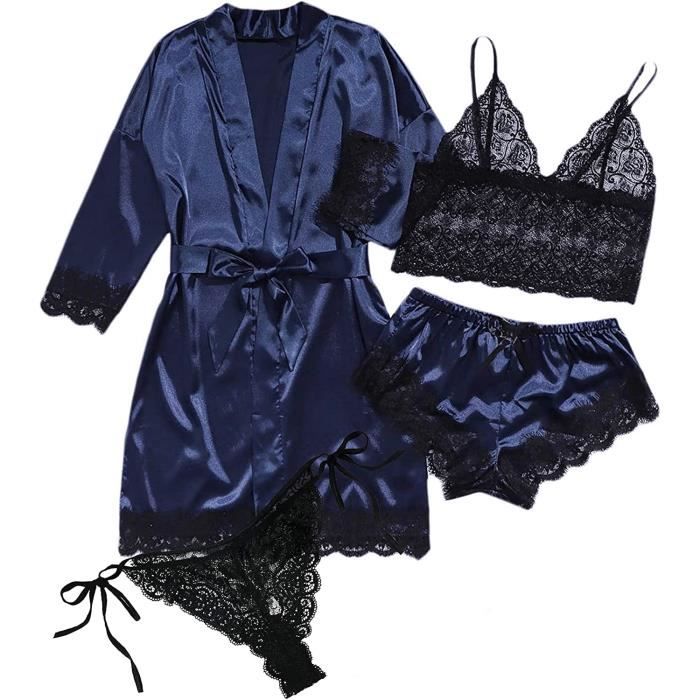 Ensemble chemise de shop nuit et peignoir
