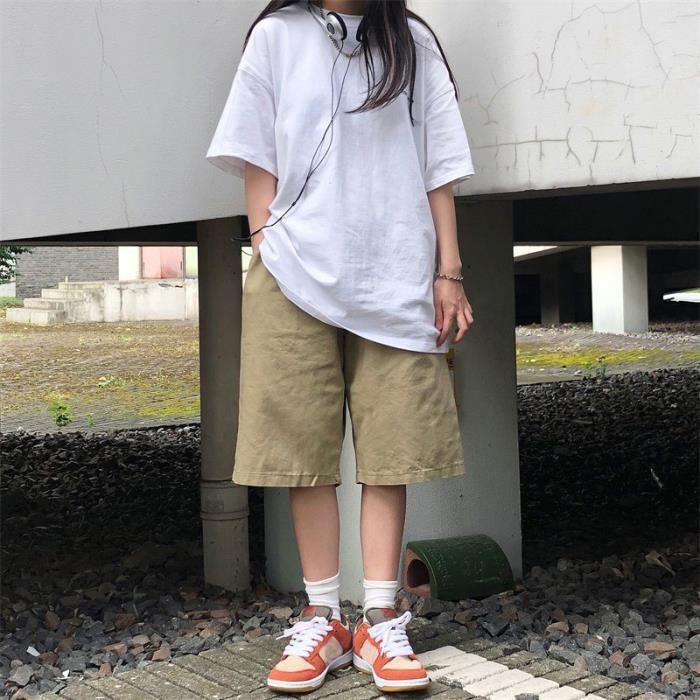 Short Ingni Japon Noir & Blanc Rayé - Taille M 34/36, Neuf Sans Étiquettes