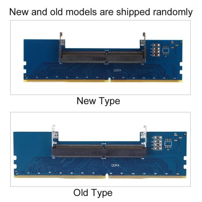 Adaptateur DDR4 SO-DIMM Vers DIMM – Pour Convertir Une Barrette De RAM Portable En RAM De Bureau – Compatible PC - 1