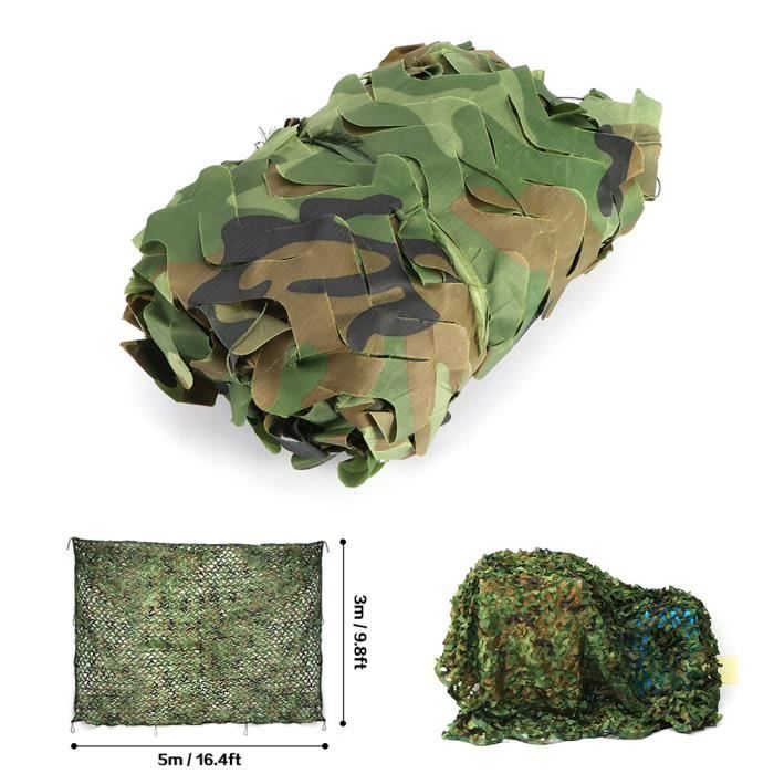 Filet De Camouflage 5 3m Desert Militaire Woodlands Feuille Chasse Camping Prix Pas Cher Cdiscount