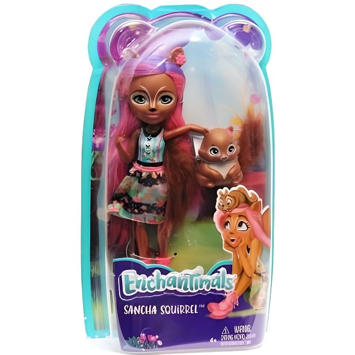 Enchantimals sancha squirrel doll & stumper outlet