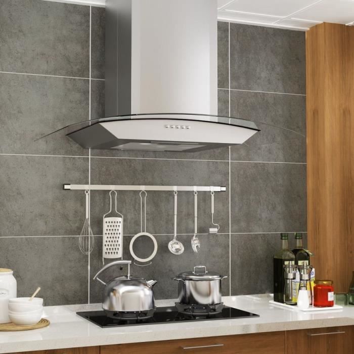 Hotte Aspirante Cuisine Hotte Decorative Silencieux Murale 60 Cm Acier Inoxydable 756 M3 H Led Achat Vente Hotte Cdiscount