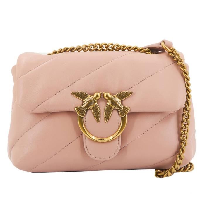 Sac à main - PINKO - 133700 - Rose - Cuir - Doublure Textile Rose ...