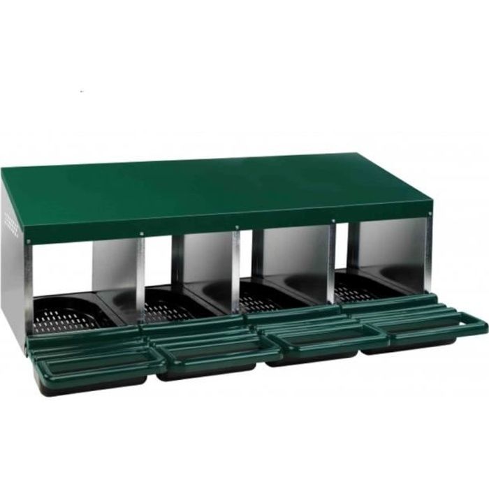 Meilleurs prix pour Pondoir pour poules avec 4 nichoirs et fond en plastique - Gaun