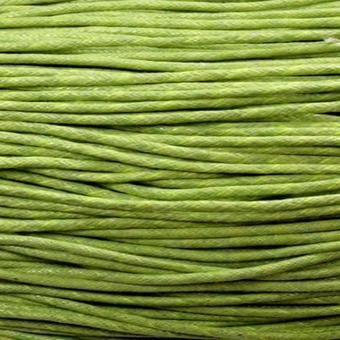 Fil Lacet en Coton ciré 1 (mm), 10 (m) Vert