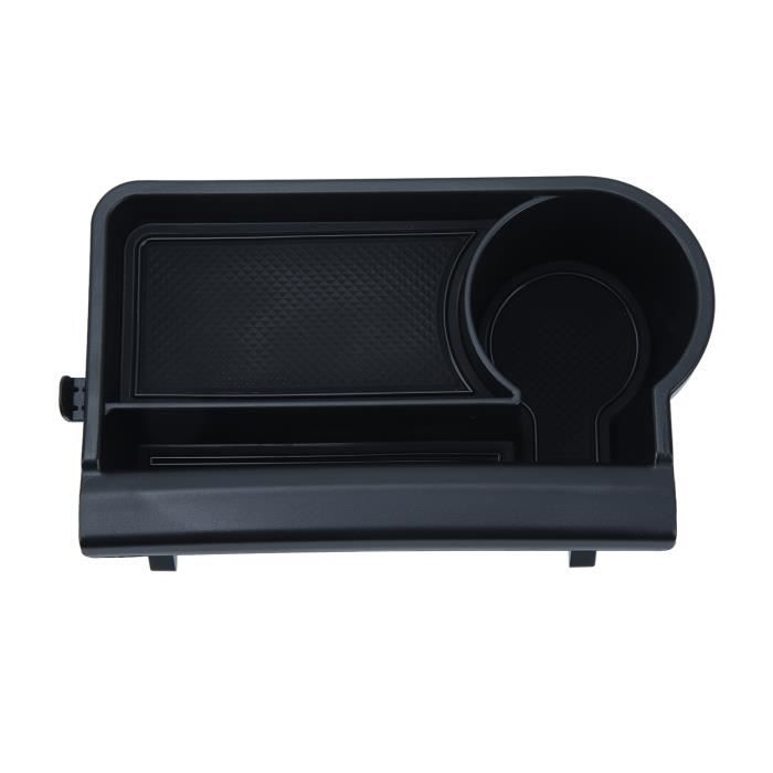 Organisateur D'espace Siège Pour Skoda Superb Liftback (2005-2025) - Rangement PU Cuir Noir Avec Trou USB