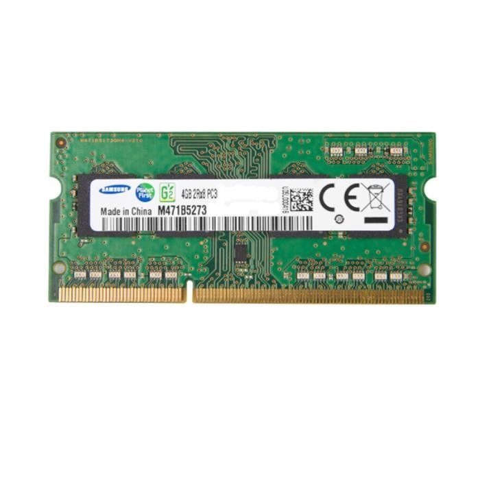 Mémoire RAM SODIMM 4Go DDR3L 1600MHz PC3L-12800S | Pour PC Portable Occasion Fonctionnelle