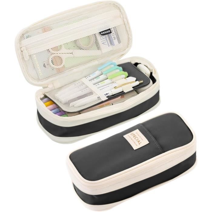 Trousse Scolaire Haute Capacité Pour Filles Et Garçons, Étanche, Esthétique, Grand Organiseur De