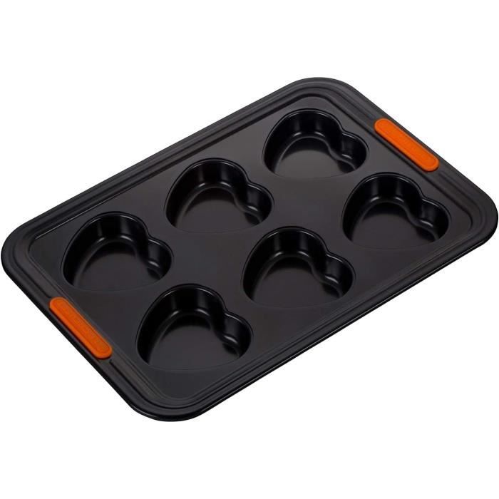 Moule à Muffins Westmark 6 Cavités – Revêtement Antiadhésif, Acier Laminé à Froid, Anthracite | Résiste à 230°C - 2