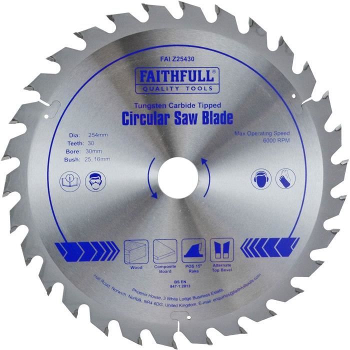 2 Lame Saxton TCT Per Sega Circolare 300x30 Mm | 40 E 60 Denti | Con Anelli Riduzione 16-20-25 Mm | Compatibili Con Bosch, Makita, Festool