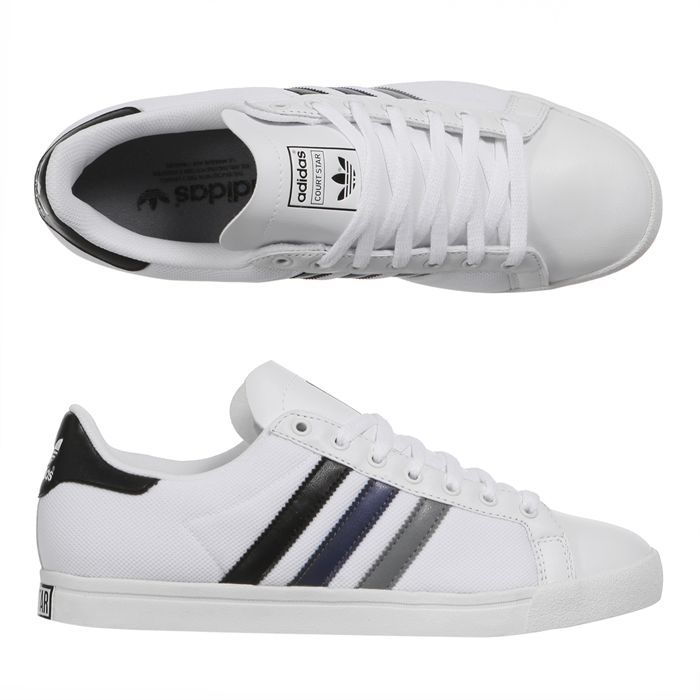 adidas baskets cuir court star homme