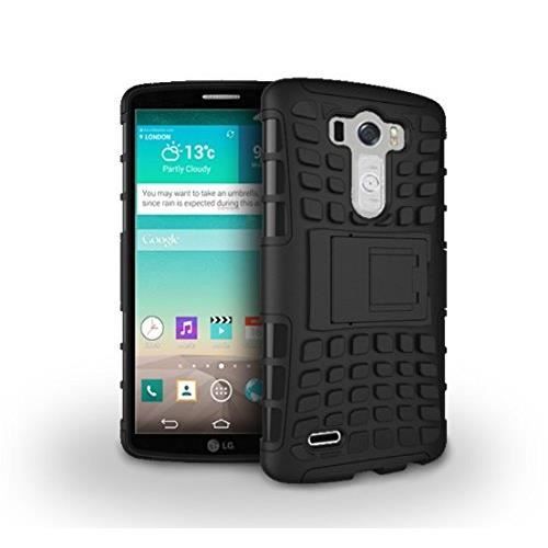 Housse De Protection Noire Pour LG P350 Optimus Me - Cuir écologique, Aimant