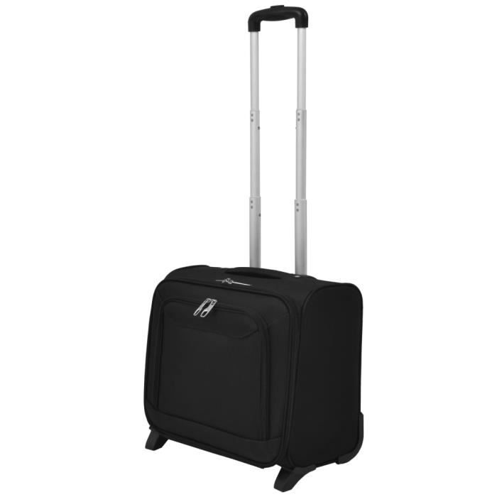 AIM Bagages maroquinerie Valise de pilote Noir YOSOO DX2849