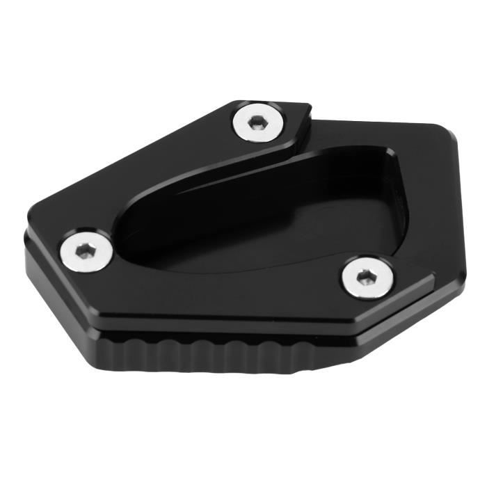 KIMISS Support Latéral Moto Coussin Protection Béquille - Extension Agrandisseur Pour Versys KLE 650 2015-2018