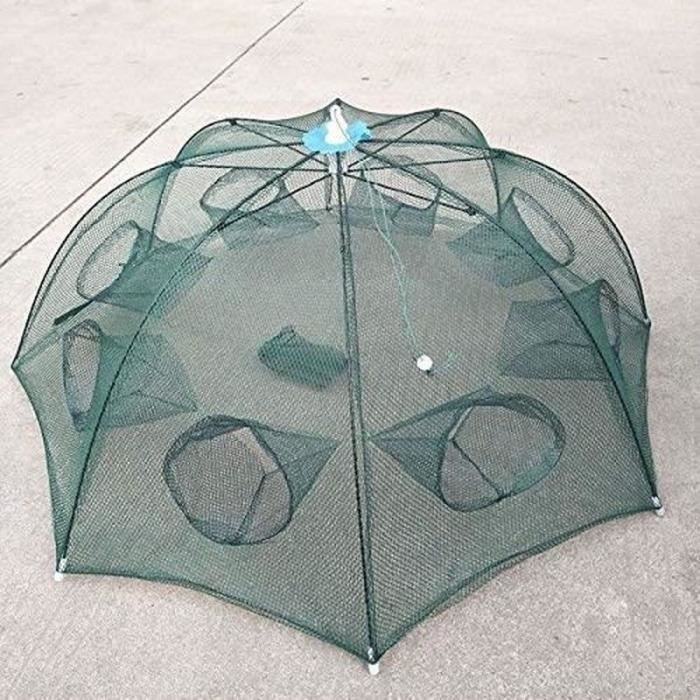 HX08004-Portable Pliable Épuisette automatique Filet de pêche Pêche