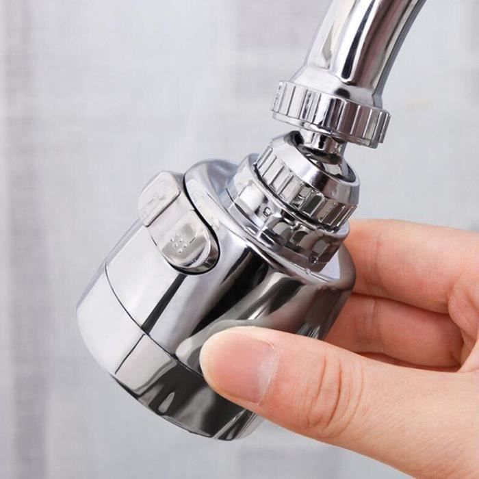 Économiseur D'eau Wodow Pour Robinet - Mousseur Inox, Bouton Poussoir, 5 Cm