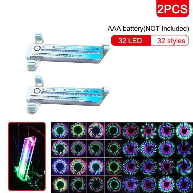 Lumières à Rayons SHARRA – 32 LED, 32 Motifs, Capteur De Lumière Et De Mouvement