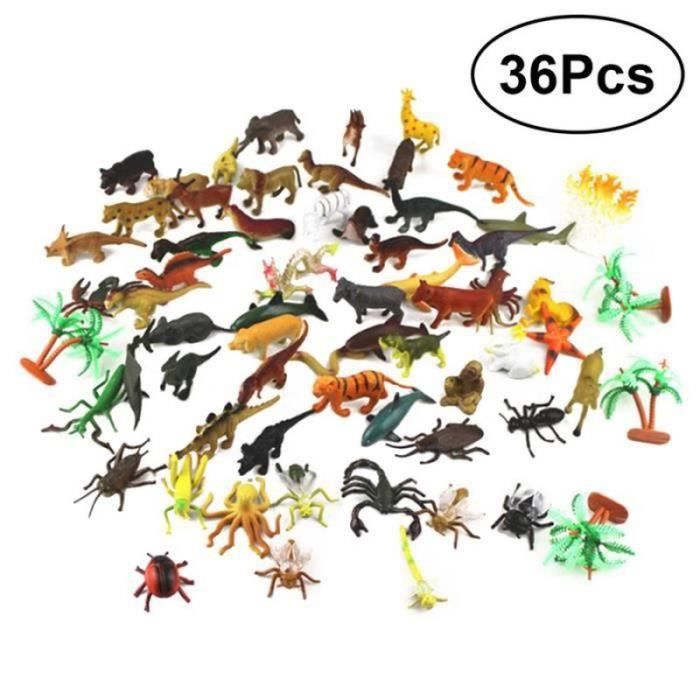 KALUROIL 24 PCS Farces Réalistes - Faux Caca, Cafards Et Mouches En Plastique - Sac De Rangement Inclus