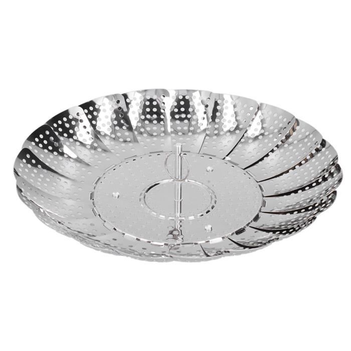 NUYYR Support Vapeur Inox 19,5cm - Grille Cuisson Pour Autocuiseur, Casserole Et Wok