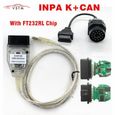 INPA K with CAN K peut INPA avec puce FT232RL avec interrupteur pour BMW INPA K DCAN câble d'interface USB av INPA Cable-1