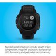 Garmin Instinct Tactical Edition - Montre GPS fiable et robuste pour les activites outdoor avec fonctions tactiques - Noir-1