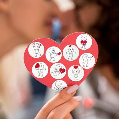 Lot De 24 Autocollants Cœurs Pour Cadeaux - Rouge, Blanc, Rose - Pour Noël, Mariage, Saint-Valentin, Scrapbooking