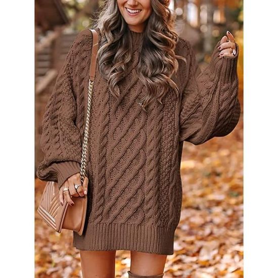 Pull Femme ZTFYKLIN – Chaud, Doux, Col Rond, Manches Longues – Idéal Automne Et Hiver - 2