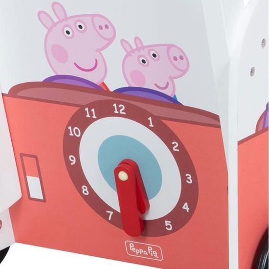 Trotteur B b Peppa Pig Bus et Chariot Enfant Horloge Boulier