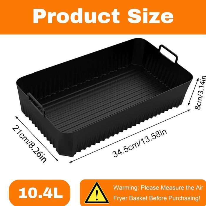 Moule Silicone Pour Air Fryer Ninja AF500EU - Réutilisable, Pratique Et Lavable