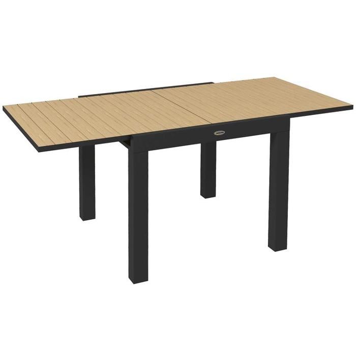 Table de jardin extensible pour 6 personnes, charge maximale 70 kg ...