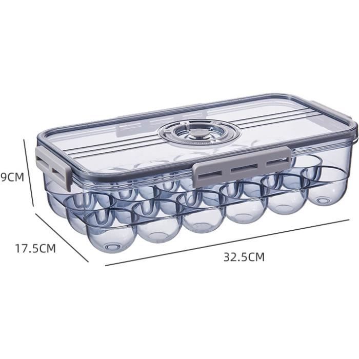 3 Boîtes Rangement Frigo WENKO - Transparentes, Empilables - Organisation Cuisine