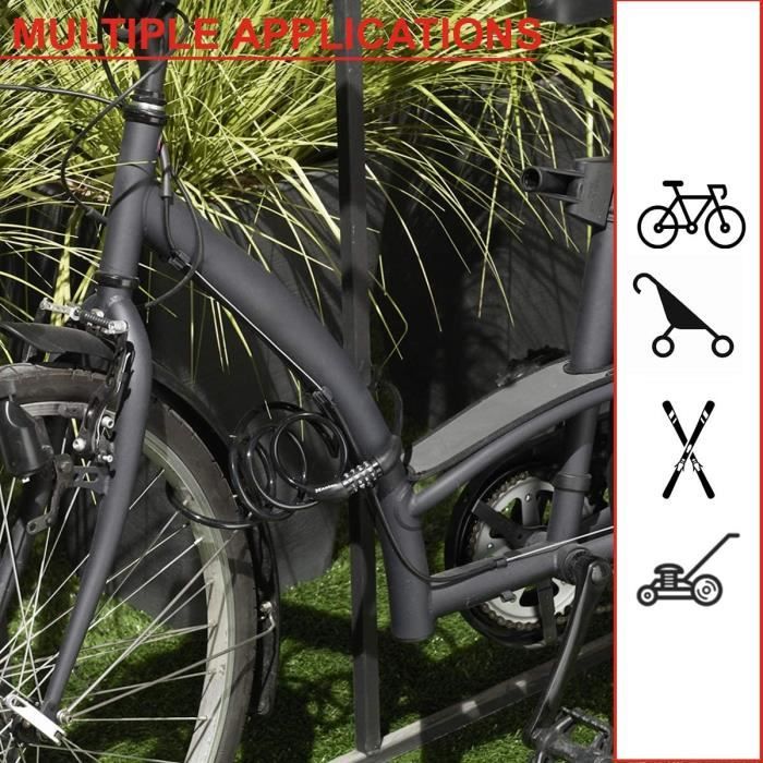 Antivol Master Lock cable antivol vélo - idéal pour vélo, vélo