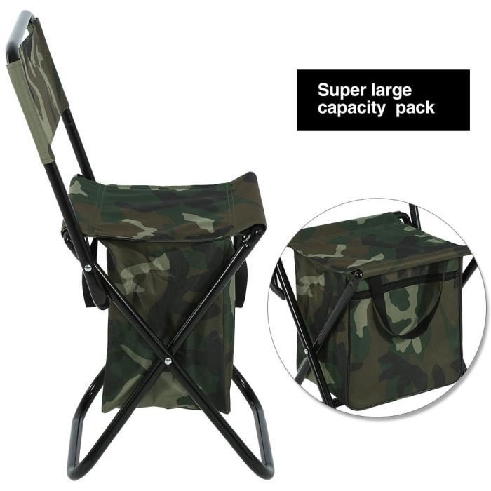 Tabouret Chaise De Pêche Camping Avec Sac À Dos Pliable 3 En 1 Camo à Prix Tabouret Chaise De Pêche Camping Avec Sac À Dos Pliable 3 En 1 Camo à Prix
