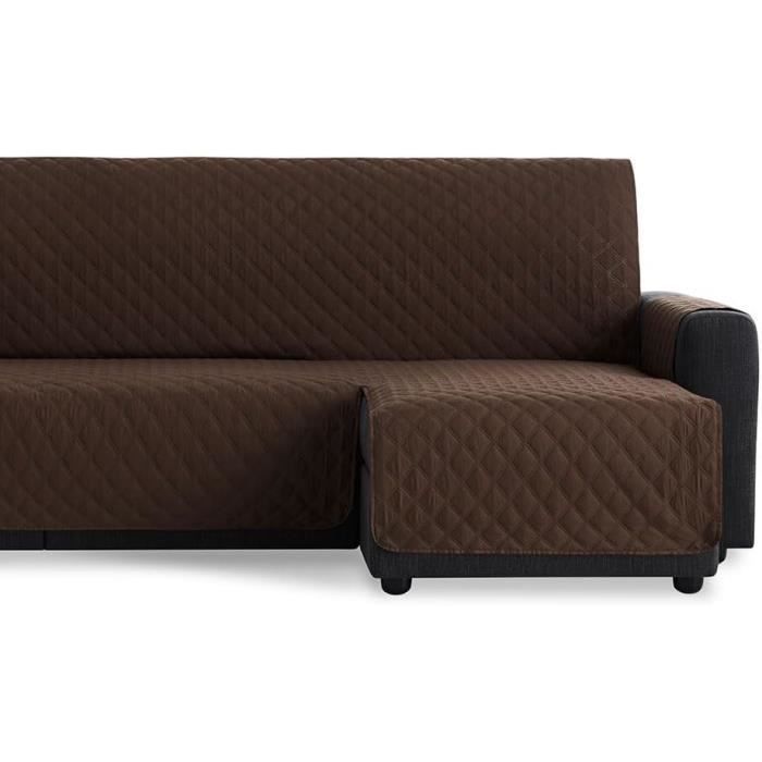 Housse De Canapé MAXIFUNDAS Relax 2 Places - Gris, Antidérapante, Imperméable Téflon