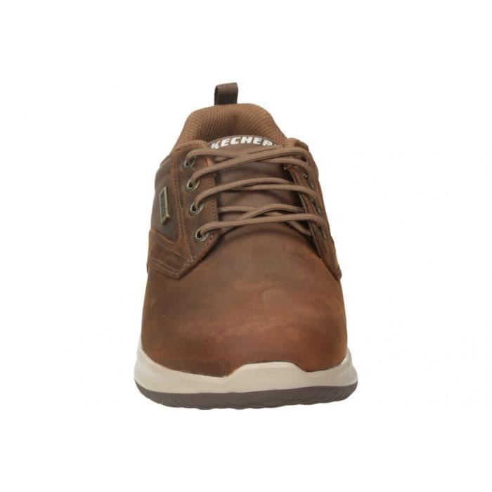 Basket skechers marron online