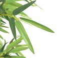 &1862Plante Artificielle Interieur Fausse Plantes avec Plante artificielle avec pot Bambou 120 cm Vert-2