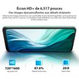 Smartphone Pas Cher Blackview A70 Pro 4Go + 32Go Écran 6,52 Pouces HD+ 5380mAh 5MP + 13MP Android 11 Quad-core Empreinte - Bleu-2