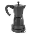 ESTINK machine à café Pot de cafetière électrique portable de 300 ml faisant la machine pour la prise européenne de bureau à-2