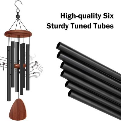 60 Tubes Aluminium Carillon Éolien – Kit 12 Ensembles 60-115 Mm, Argenté, DIY Jardin Maison Décoration