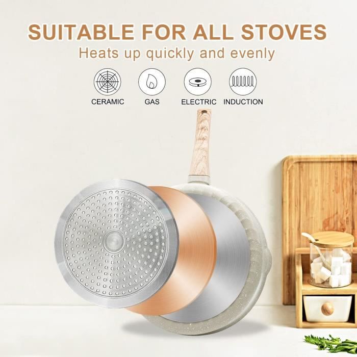Poêle à Frire Antiadhésive 20 cm, D'aluminium poêle de chef saine en — free download