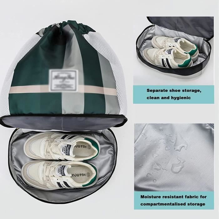 Sac à Cordon De Serrage Boltpack - Pour Sport, Voyage, Plage, Léger Et Imperméable, Tailles S Et M