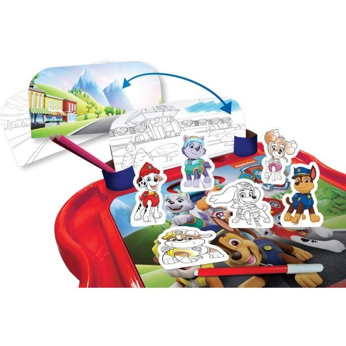Figurines à Peindre Paw Patrol En Bois - Set Créatif Pat' Patrouille Pour Enfants