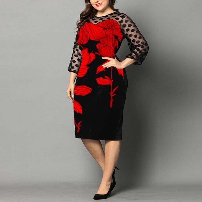 Robe de soirée rouge mi longue deals