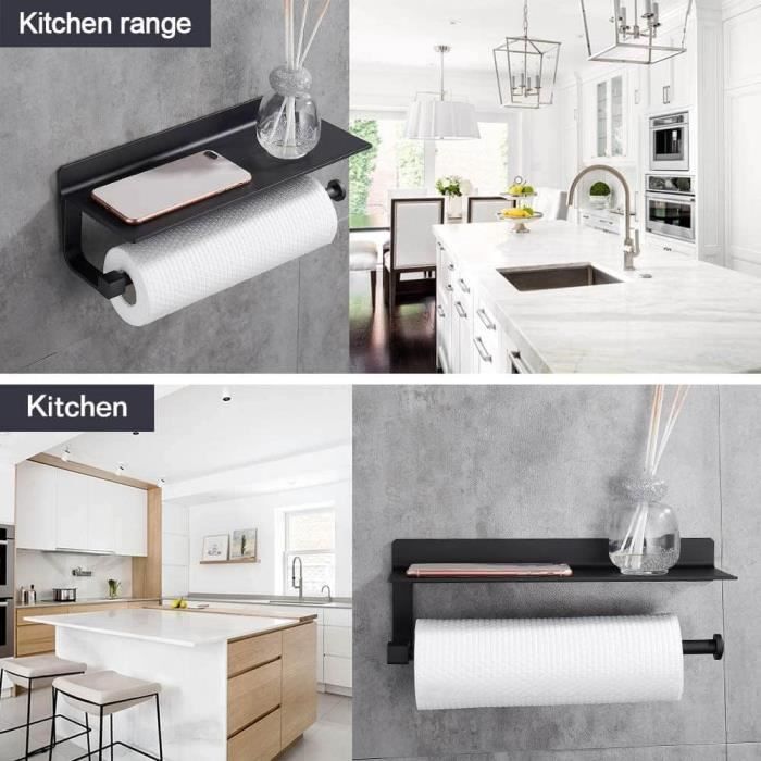 Porte Sopalin, Support Dévidoir Sopalin Acier Inoxydable Pas De Perçage Tout Auto-adhésif Porte