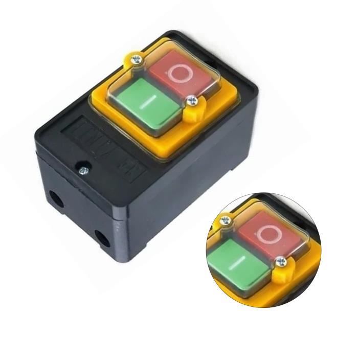 Rtengtunn Interrupteur Magnétique D'Arrêt D'Urgence Étanche 250V 4 Pins - Sécurité Machines