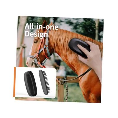 Outil Massage équestre 2 Brosses De Toilettage Silicone Pour Cheval Massage Et Nettoyage 600865