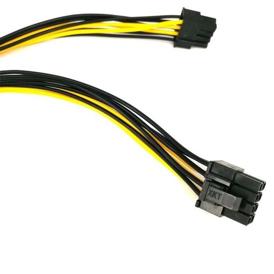 6+2 Male Pci Express Power Adapter Cable Lot Of 3-8Pin Male To Dual 2x 8 Pin