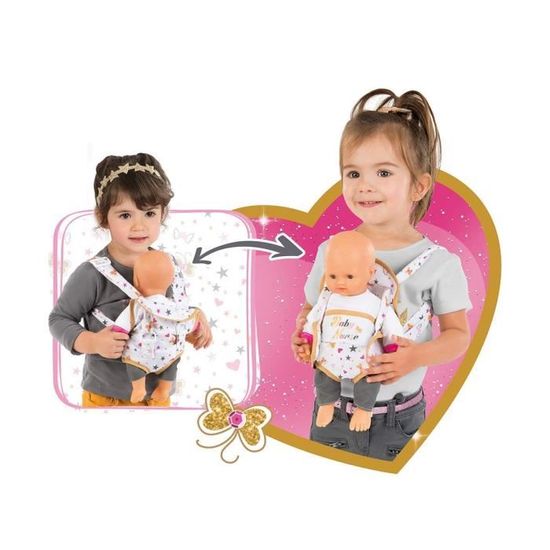 SMOBY Baby Nurse Sac Porte Bébé Réversible - Cdiscount Jeux - Jouets
