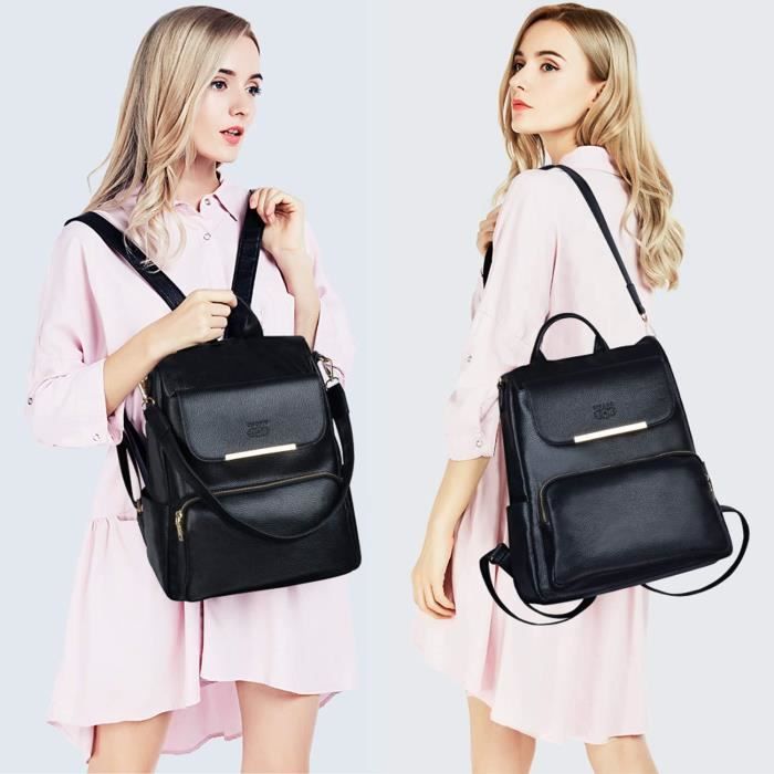 COOFIT Sac a Dos Femme Sac a Dos antivol Sacs a Main portes Dos Femme Sac Dos Cuir Synthetique Cdiscount Bagagerie Maroquinerie